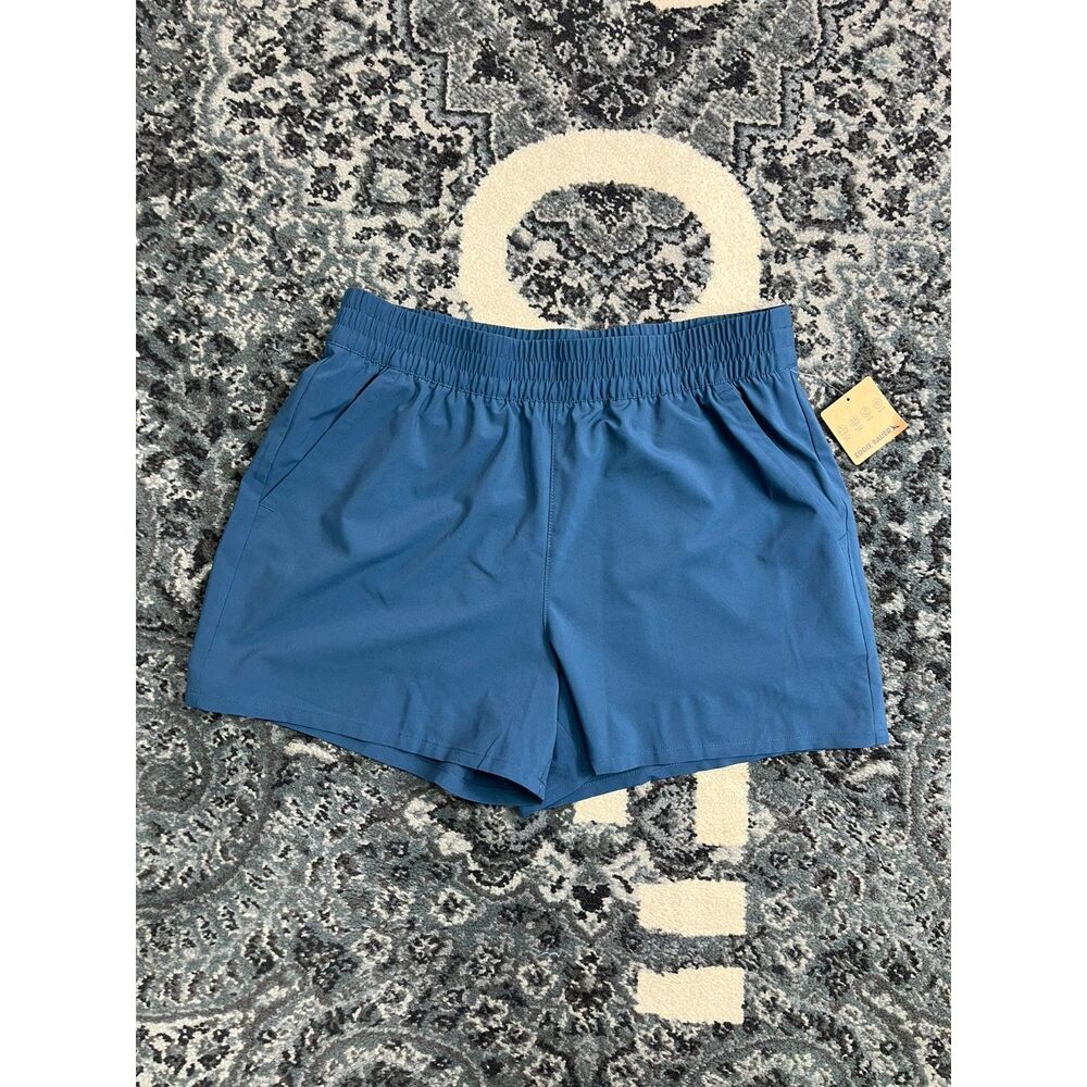Brand New Men's Eddie Bauer Hiking Running Shorts Size Medium Blue